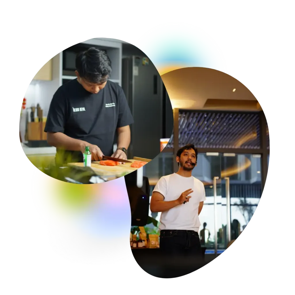 alvin dan adrian dari tim jalan keluiar konsultan resto