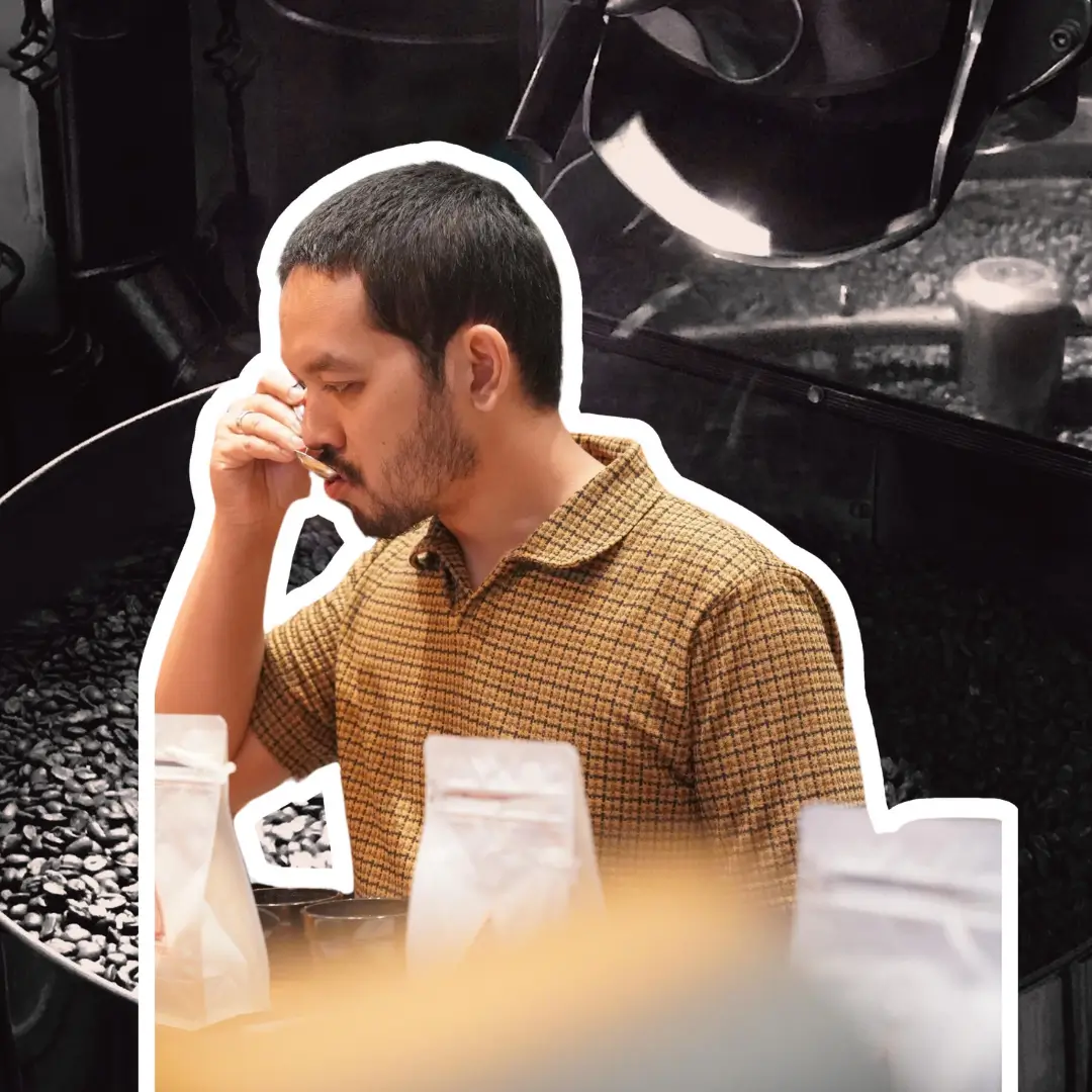 alvin, profesional barista dan coffee QC dari jalan keluar konsultan resto