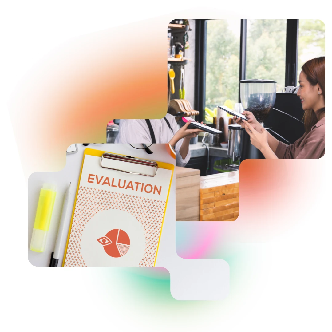 ilustrasi gambar mystery shopper berkunjung langsung ke outlet