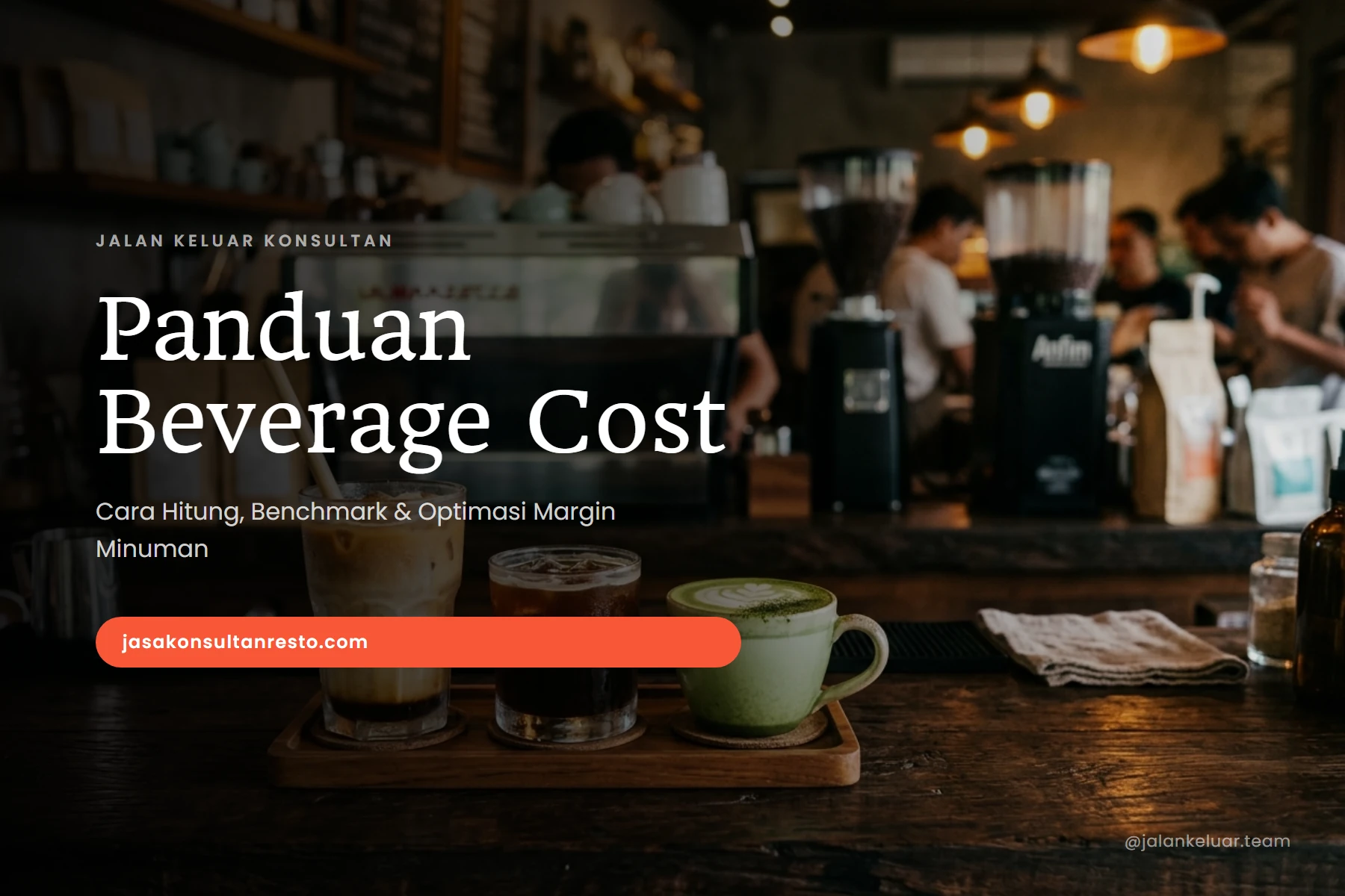 panduan beverage cost untuk restoran, coffeeshop dan rumah makan. suasana coffeeshop di indonesia
