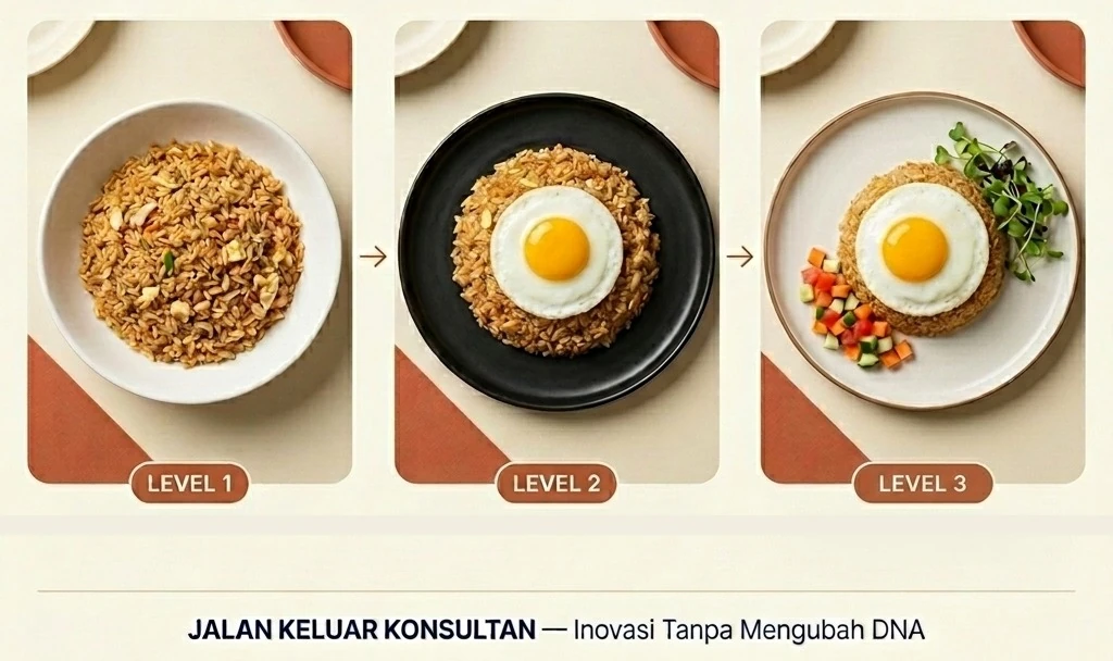 level adaptasi menu 