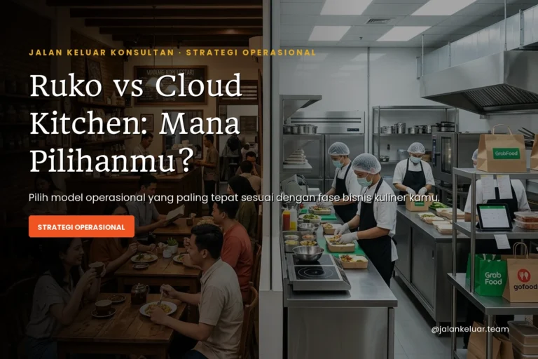 pilihan ruko atau cloud kitchen untuk awal bisnis F&B