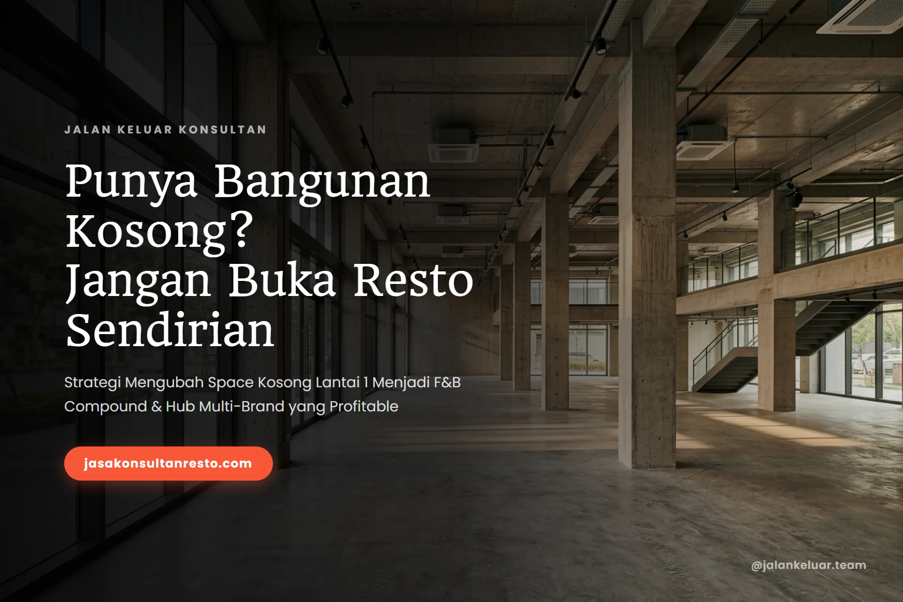 featured image memanfaatkan space kosong luas restoran