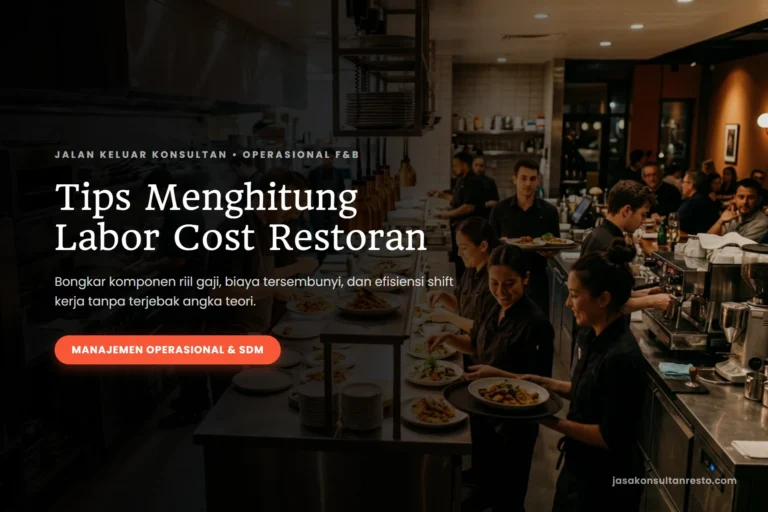 Tips Menghitung Labor Cost Restoran: Bongkar Biaya Tersembunyi dan Produktivitas Shift