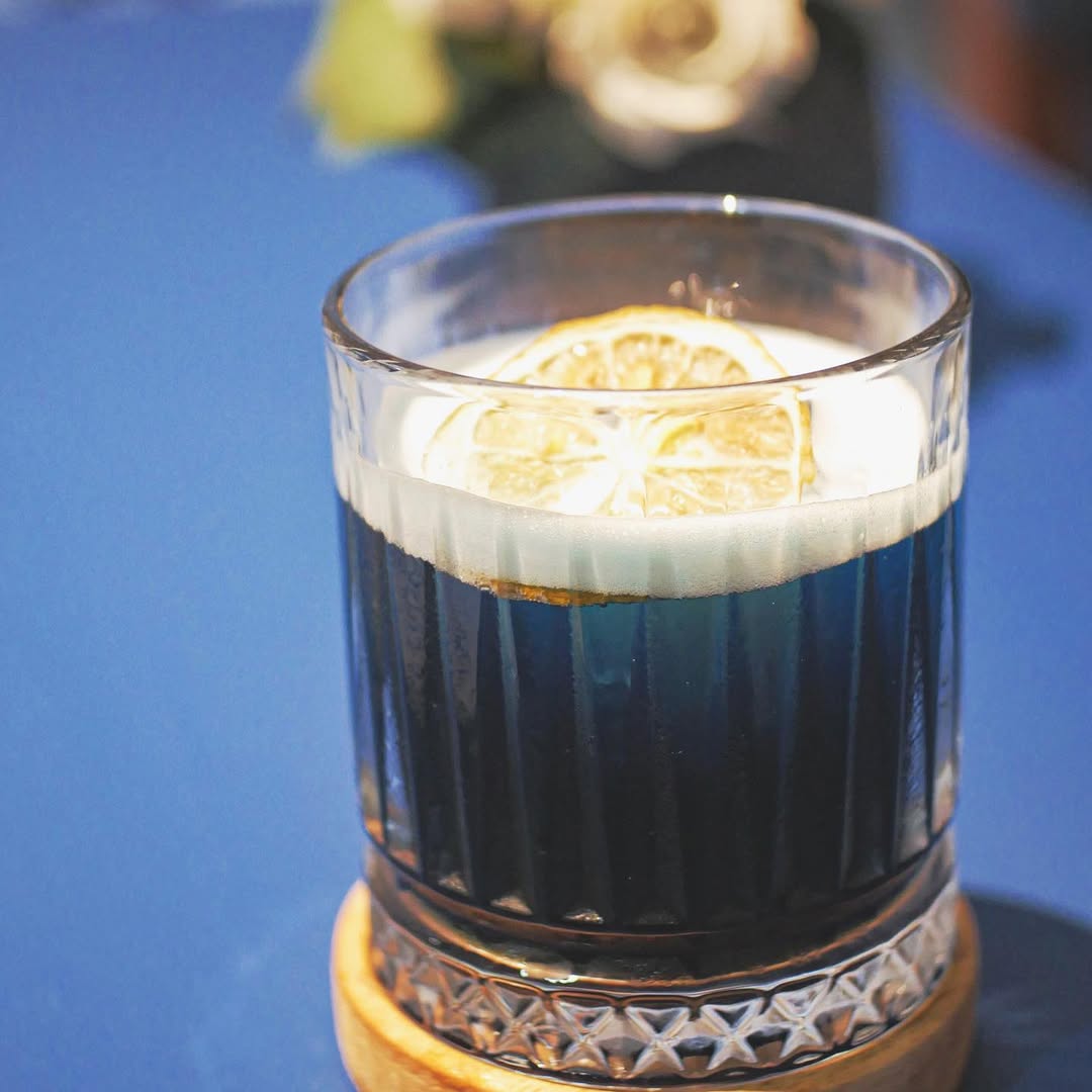 Menu Mocktail Blue Curacao Telang